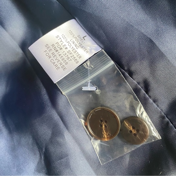 Six/Fifty Lush Plaid Blazer Flannel Multi Tan Navy Green Rust Large - Picture 8 of 12